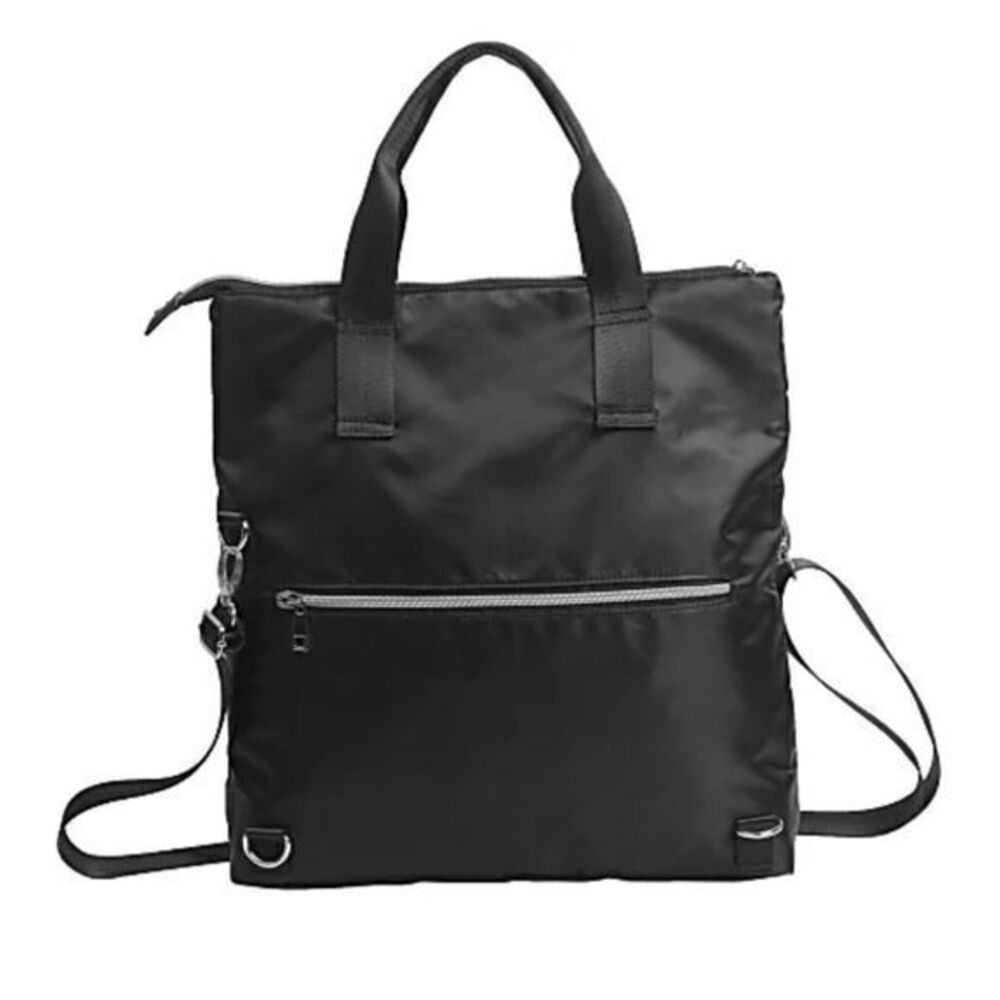 NWT Travel Backpack Briefcase Zippered‎ Pockets Black